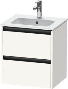 Duravit Waschtischunterschrank Ketho.2 in Weiß Matt mit 2 Schubladen, wandhängend, B/T/H: 51 x 42 x 54,9 cm - Bild 1