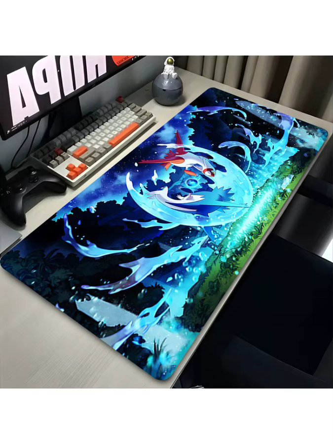 Bandai Gaming Mauspad XXL Pokemon Latias und Latios in Blau - Bild 2