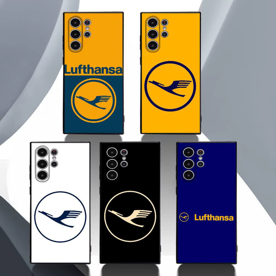 Lufthansa German Airlines Handyhülle Frosted Soft Cover für Samsung Galaxy S25 S24 S23 S22 S21 S20 Ultra Plus in Multicolour - Bild 5