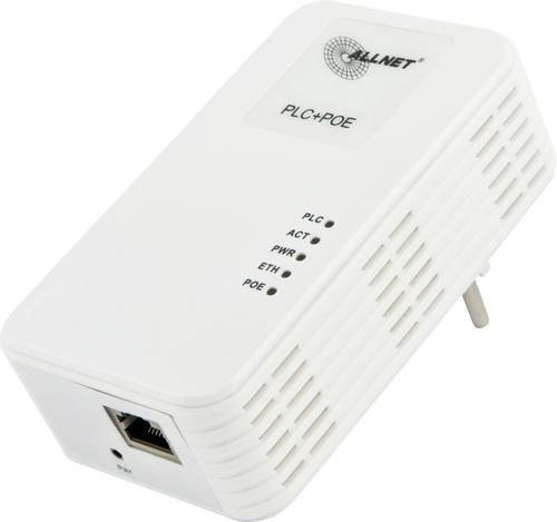 Allnet ALL1681203 Powerline Netzwerkadapter mit Ethernet-Anschluss, 1200 MBit/s, Weiß - Bild 1