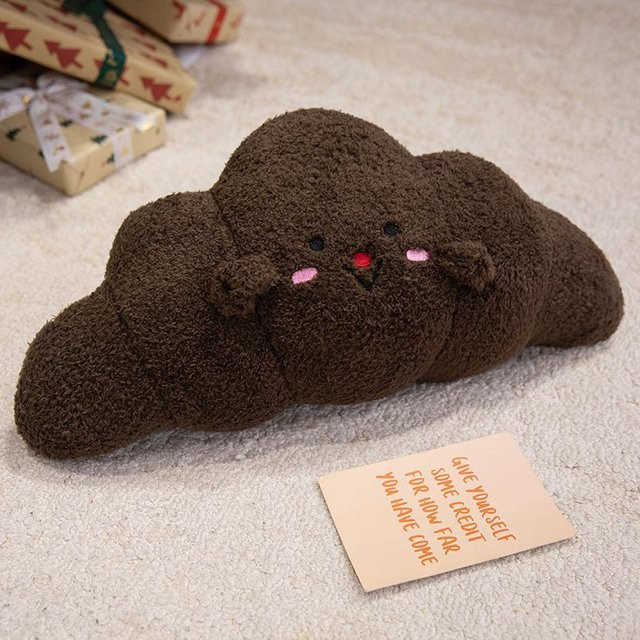 Yiran toy Plüsch Croissant Kissen, Kuscheltier, 45cm - Bild 1