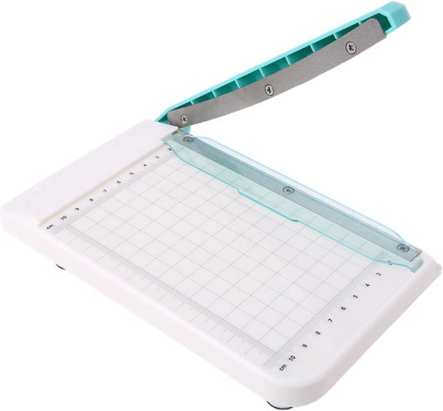 Professionelle Papier Guillotine Schneidemaschine für Home Office und Schule in Weiß - Bild 1