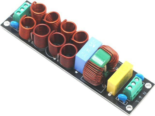 DYKBmetered EMI-Filter 4400W 20A AC Stromfilter zur Störungsunterdrückung für Audio-Verstärker und Lautsprecher in Multicolour - Bild 1