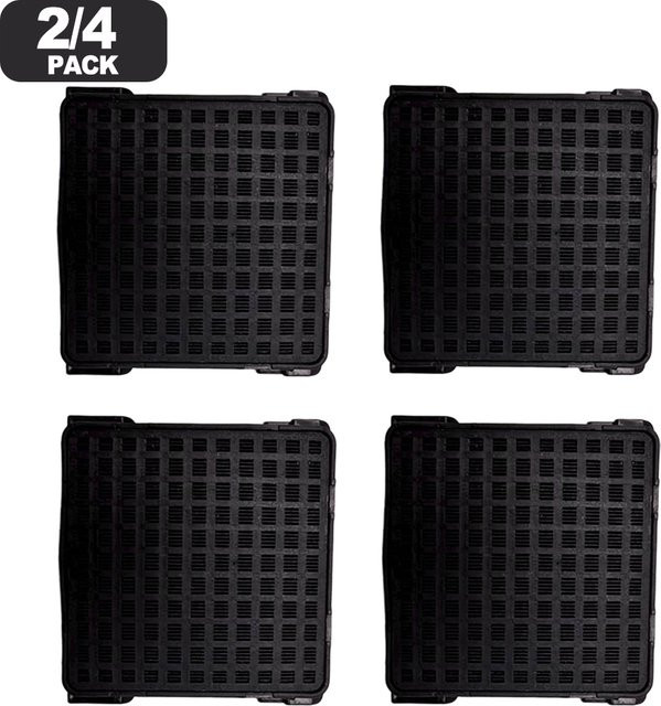 Liebherr Ersatz-Kühlschrank-Aktivkohlefilter Frischluftfilter Schwarz B/H/T: 4,2 x 4,2 x 0,42 cm - Bild 1
