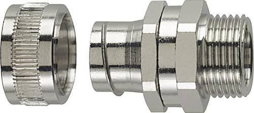 HellermannTyton Schlauchverschraubung SSC16-SM-M16-SS316-ML aus Edelstahl in Silber, M16 Gerade - Bild 1
