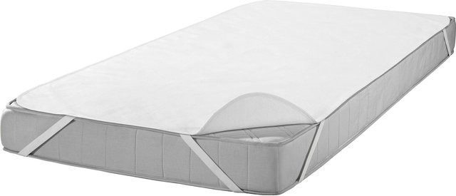 Setex Molton-Matratzenauflage wasserdicht und atmungsaktiv, Farbe: Weiß, B/T: 90 x 200 cm - Bild 1