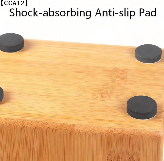 KOQZM Selbstklebende EVA-Lautsprecher-Stoßdämpfer-Fußmatten in Schwarz, 4 oder 8 Stück rutschfeste Geräuschreduzierungs-Pads aus Schaumstoff mit 10 mm Dicke - Bild 1