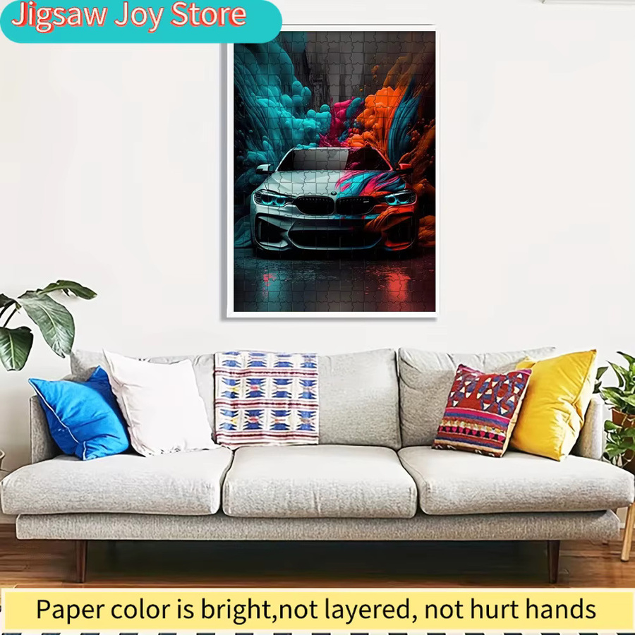 Rastar BMW-Sportwagen, Papier-Puzzle, orange, bunt / mehrfarbig - Bild 4