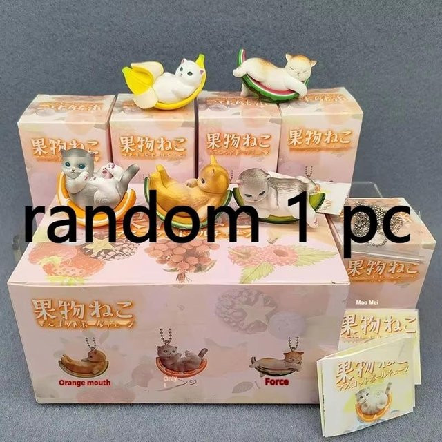 Mofusand Plump Series Blind Box Hamburger Brot Katze Frucht Katze Figuren - Bild 1