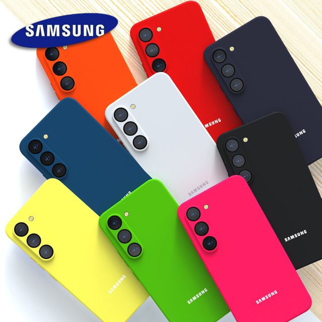 Stoßfeste Silikonhülle für Samsung Galaxy S26 S25 S24 S23 S22 Plus FE Ultra A56 A55 A54 A17 A16 in Rot - Bild 1