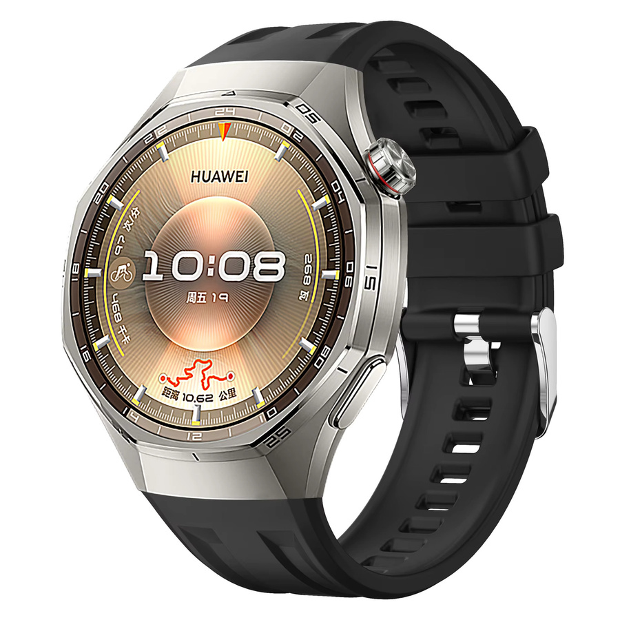 Huawei Uhrenarmband Silikon, 22 mm, Schwarz, Unisex - Bild 3