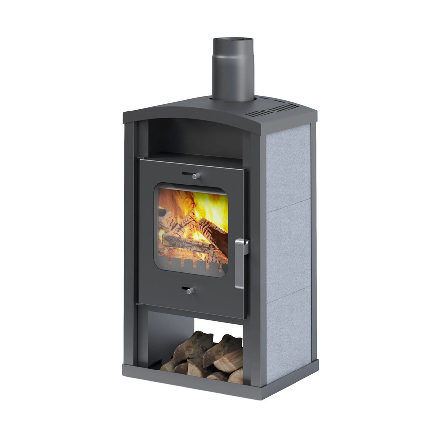Accente Umea 4.0 GTS Kaminofen in Granit Grau mit 6 kW Leistung - Bild 2