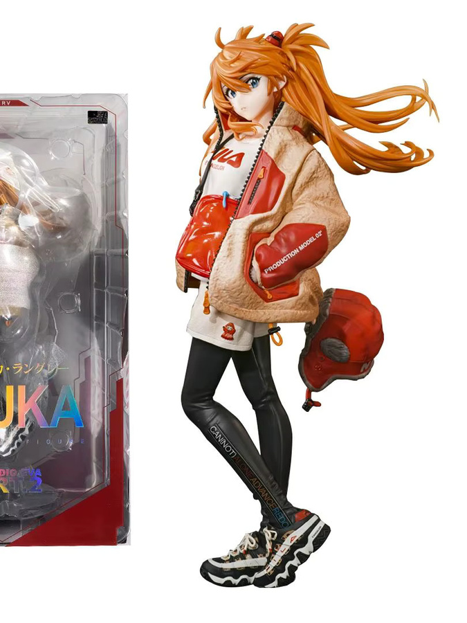 Bandai Evangelion Asuka Langley Soryu Actionfigur, 23cm, Kunststoff - Bild 3