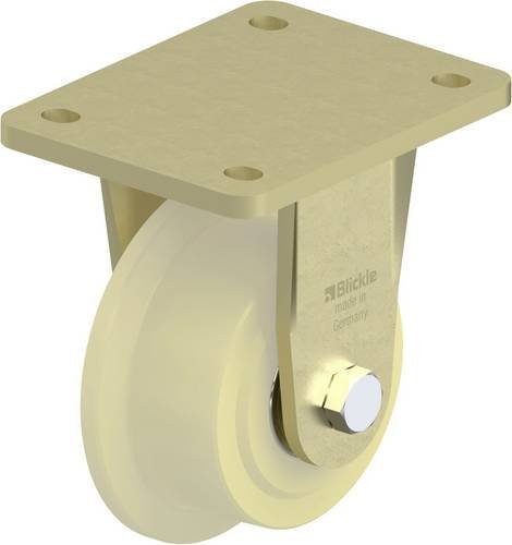 Blickle Schwerlast-Bockrolle BS-SPKGSPO 100K mit 100mm Rad-Durchmesser und 600kg Tragfähigkeit - Bild 1