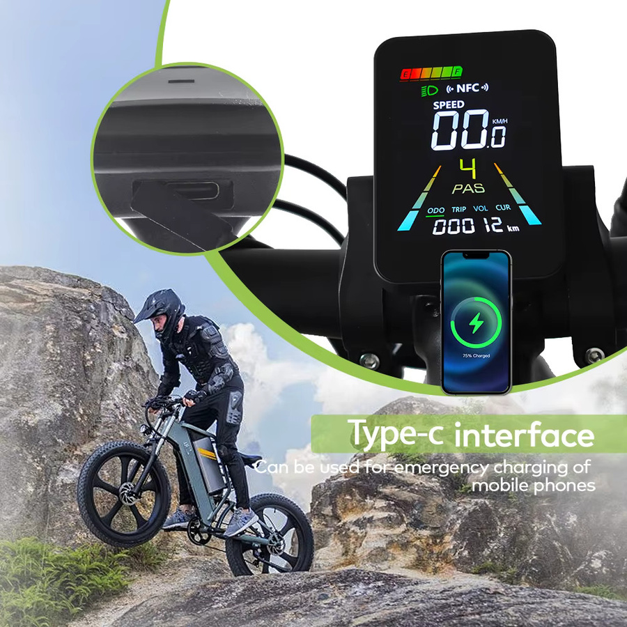 Haytrix Wasserdichter Fahrradcomputer mit NFC und UART2 in Schwarz - Bild 4