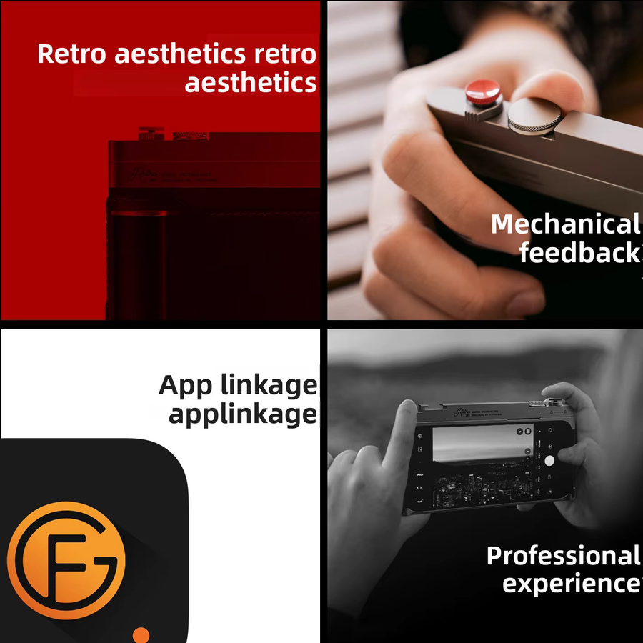 Fotorgear Fotografie-Handyhüllen-Set für iPhone 17 Pro Max in Schwarz mit Kamera-Auslöser-Griff, Filter-Adapter, Lanyard, Schutzhülle und Käfig - Bild 5