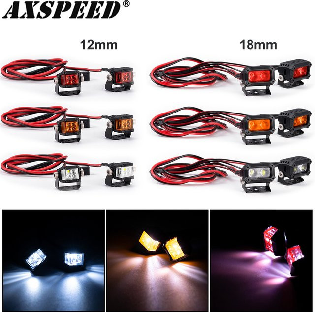 AXSPEED LED-Leuchten Scheinwerfer Rücklicht Nachtscheinwerfer, Zubehör - Bild 1