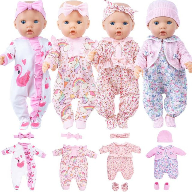 dearbei Einhorn Puppenkleidung, Overalls Outfit, Zubehör - Bild 1