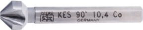 PFERD Kegel- und Entgratsenker HSSE Co5 90 Grad Durchmesser 10,4 mm Schaft-Durchmesser 6 mm DIN 335 C Silber - Bild 1