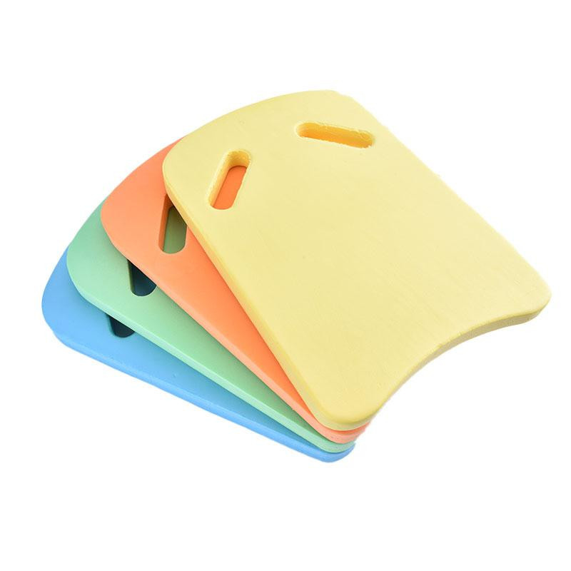 Eva Schwimmbrett in U-Form als Kickboard und Poolhilfe für Rückenschwimmer aus EVA-Material in Blau, Orange, Gelb oder Grün - Bild 1