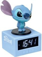 Paladone Stitch Icon Digitaler Wecker mit Nachtlicht und Schlummerfunktion, Blau/Mehrfarbig - Bild 1