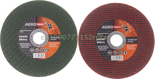 JETTING Harz-Sägeblätter Set für Winkelschleifer, 5 Stück, Durchmesser: 107 mm, Breite: 16 mm, für Edelstahl und Metall - Bild 1