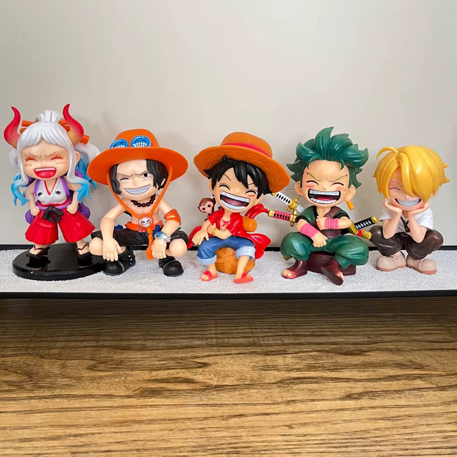 Bandai One Piece Monkey D Luffy Roronoa Zoro Q-Version PVC-Modell, 12-15cm - Bild 3