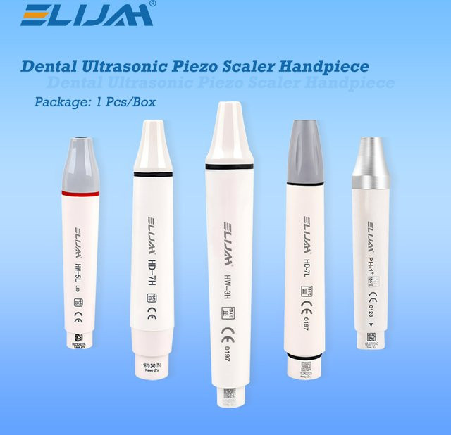 Denspay Dental Ultraschall Piezo Scaler Handstück mit LED für EMS Woodpecker UDS Satelec DTE in Weiß CYB013 - Bild 1