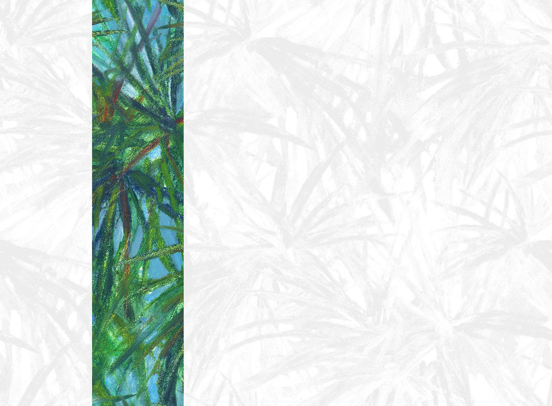 Jannelli & Volpi Mural Matira Green Panel 2 Florales Vinyl Wandpaneel in Grün - Bild 2