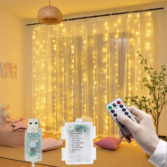 Topdii LED Lichterkette USB Girlande für Dekoration von Weihnachten, Hochzeit und Party - Bild 1