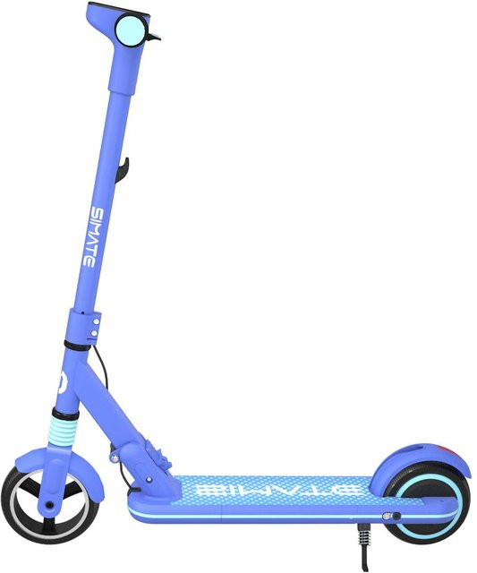 Simate S3 Elektroroller, blau, 130W Motor, 70kg Last - Bild 1
