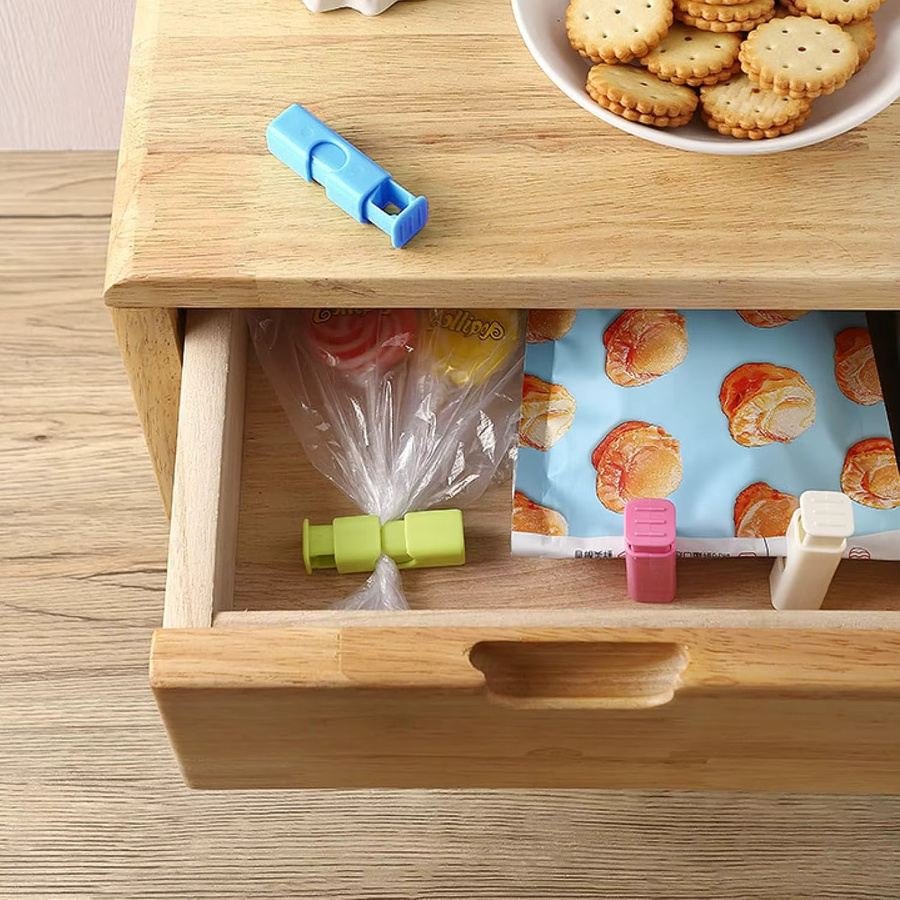 Wiederverwendbare Frischhalteclips von lazyishhouse aus Kunststoff für Brotbeutel und Snacks zur Küchenorganisation - Bild 2