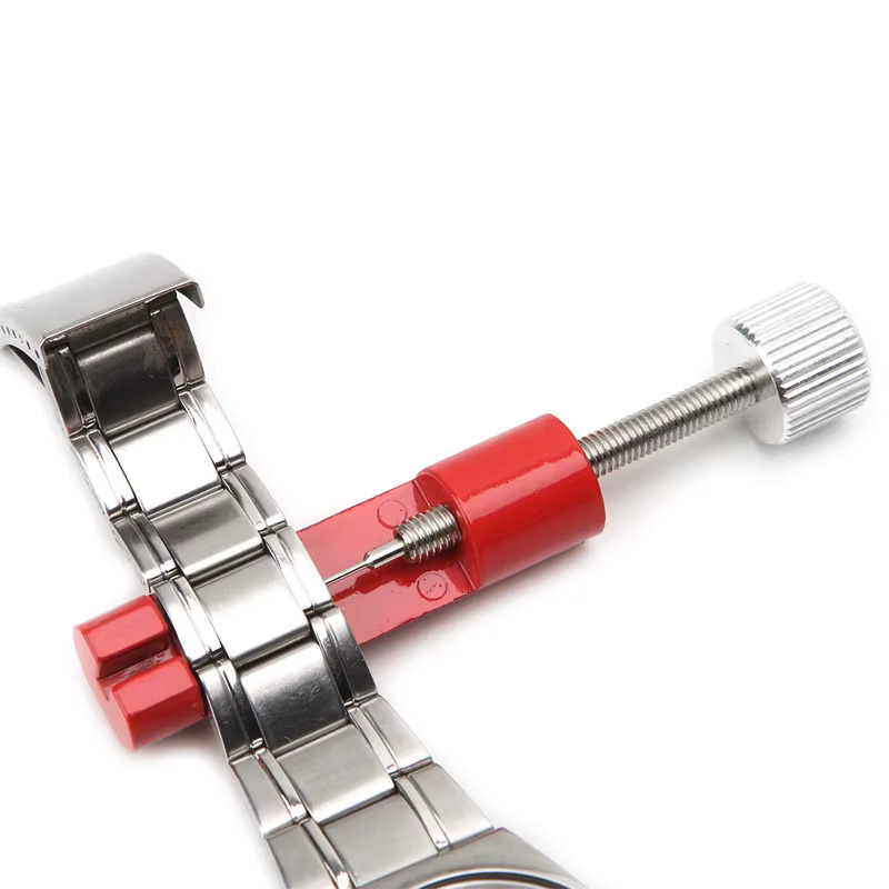 Reparaturset-Werkzeug für Uhrenarmband-Zubehör, Edelstahl, Schwarz - Bild 2