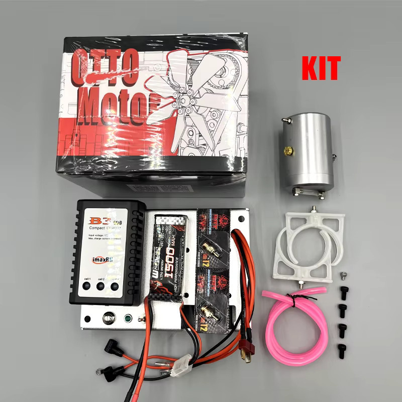 TOYAN FS L200AC Nitro Viertaktluftgekühlter Motor, DIY Inline Doppelzylindermotor, Modellbausatz - Bild 3