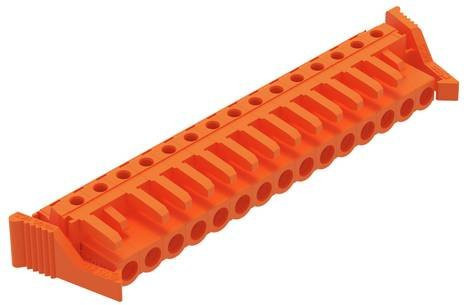 WAGO 232-275/039-000 Federleiste in Orange, 25 Stück - Bild 1