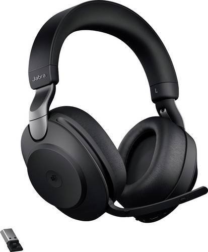 Jabra Evolve2 85 MS Over Ear Headset Bluetooth Stereo in Schwarz - Bild 2