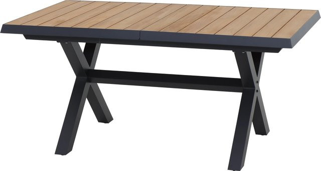 Siena Garden Gartentisch Sincro rechteckig ausziehbar aus Teakholz in Braun - Bild 1