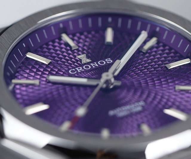 Cronos Armbanduhr Automatik, Edelstahl, 36 mm, Herren, Silber - Bild 1