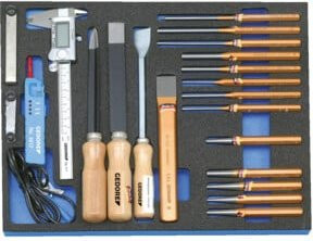 Gedore 2005 CT2-119 Werkzeugsortiment in Check-Tool-Modul, 21-teilig, multicolour - Bild 1