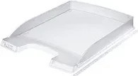 Leitz Briefablage Plus flach, transparent frost, B: 35,7 cm, T: 25,5 cm, H: 3,5 cm - Bild 1