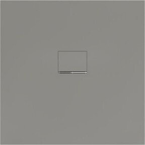 Villeroy & Boch Duschwanne Squaro Infinity aus Mineralguss, grau, B/T/H: 100 x 100 x 4 cm, universal einbaubar - Bild 1