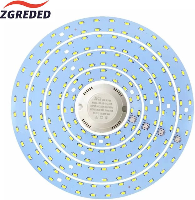 ZGREDED LED-Modul Ring LED-Panel als Ersatz-Licht-Kit für Deckenleuchten und Deckenventilatoren, Farbe: Weiß, 220V - Bild 1