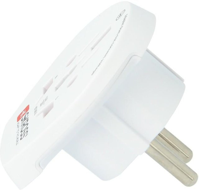 Skross Reisestecker World to Europe in Weiß - Bild 1