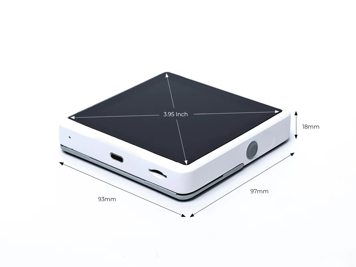 Seeed Studio SenseCAP D1 IoT-Entwicklungsplattform mit 4-Zoll-RGB-Touchscreen-Anzeige, ESP32S3 und RP2040, Weiß - Bild 5