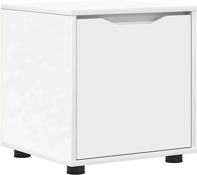 vidaXL Badezimmerschrank Weiß aus Holzwerkstoff, Wandmontage, B/T/H: 40,5 x 40 x 44 cm - Bild 1