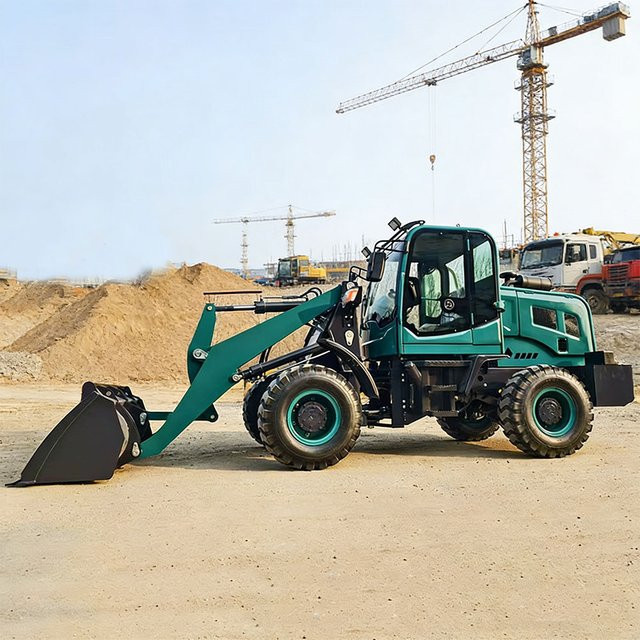 DCNB Kompaktlader 4x4 Diesel mit 1 Tonne Tragkraft und CE Euro 5 Standard in Grün - Bild 1