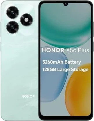 HONOR X5c Plus Smartphone Ocean Cyan mit 128GB Speicher, 4GB RAM, 6,74 Zoll 90 Hz Display und 5260 mAh Akku - Bild 1