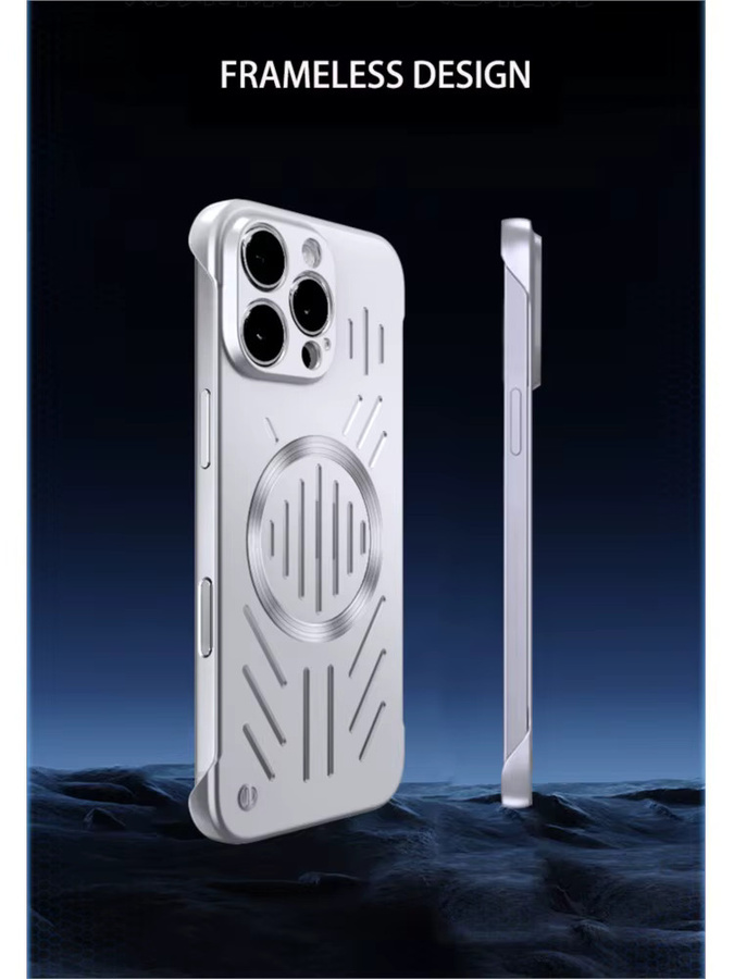 Magnetische Handyhülle für Huawei Pura 70 80 Ultra P60 Mate 40 50 60 70 80 Pro Max mit Wärmeableitung und Wireless Charging PC Hard Cover in Schwarz und Silber - Bild 5