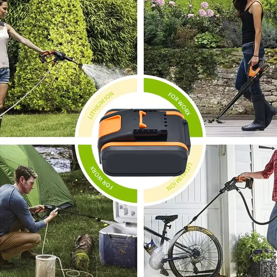 Worx Akku-Set mit Ladegerät für 20V Elektrowerkzeuge kompatibel mit WA3551 WA3551.1 WA3553 WA3641 WX373 WX390 - Bild 4