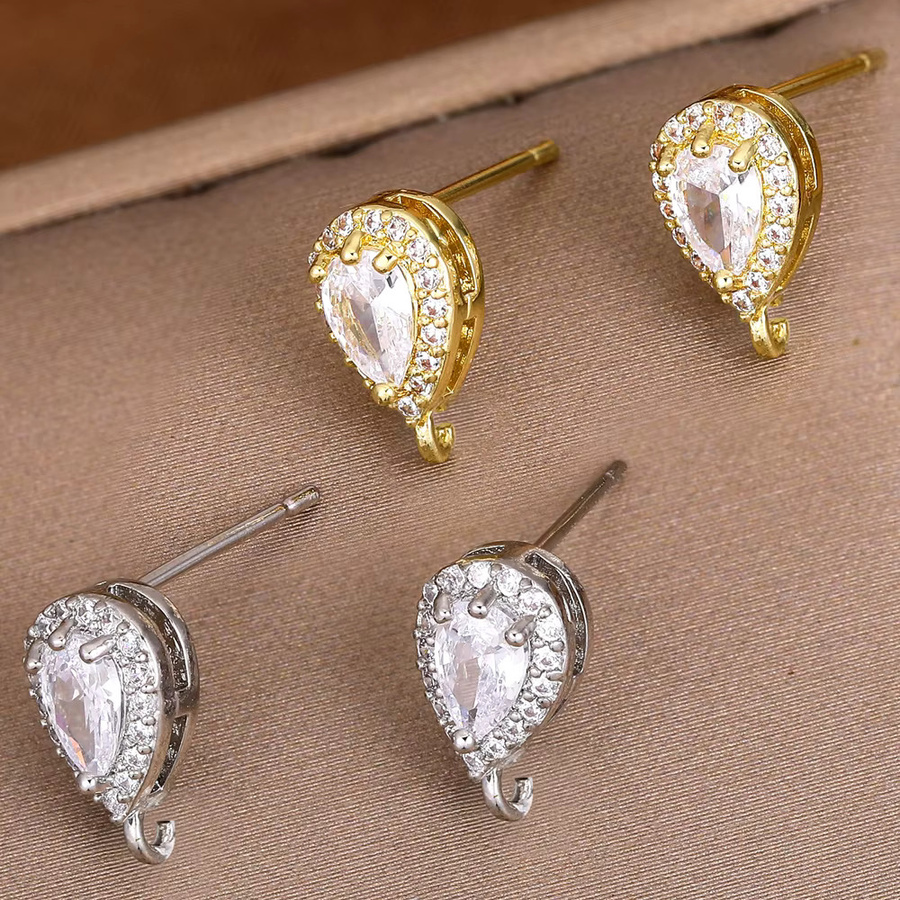 Juya Ohrringe, 18K Gold versilbert, Cz, Damen - Bild 2